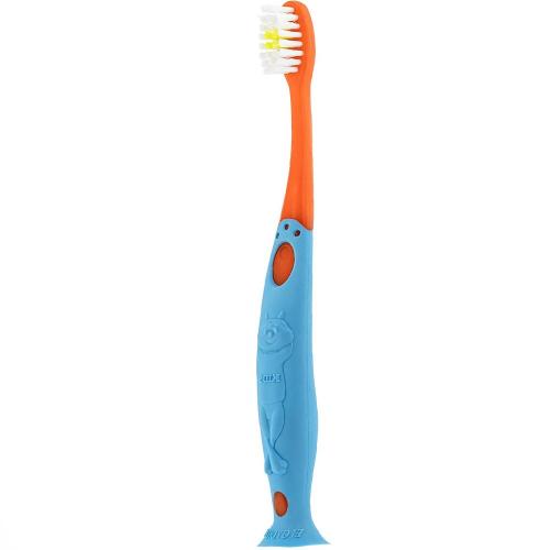Elgydium Kids Soft Toothbrush Πορτοκαλί - Γαλάζιο Μαλακή Οδοντόβουρτσα για Παιδιά 2 ως 6 Ετών 1 Τεμάχιο